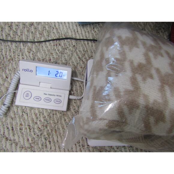 H&M Tan Houndstooth Cardigan Sweater sz M Coastal Nautical Boho Cottagecore Cozy - Picture 6 of 6